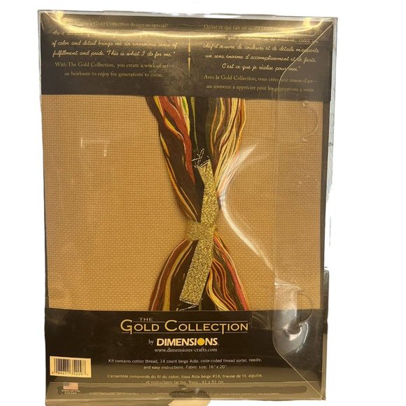 NEW‎ Dimensions GOLD COLLECTION Leopard's Gaze Cross Stitch Kit #35209 - Picture 4 of 6